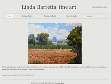 Tablet Screenshot of lindabarretta.com